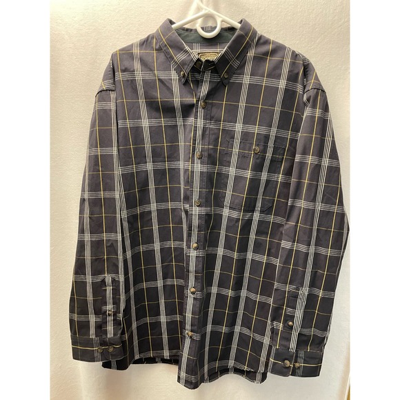 CE‎ Schmidt workwear blue white heavy material long sleeve like new XL button - Picture 1 of 7